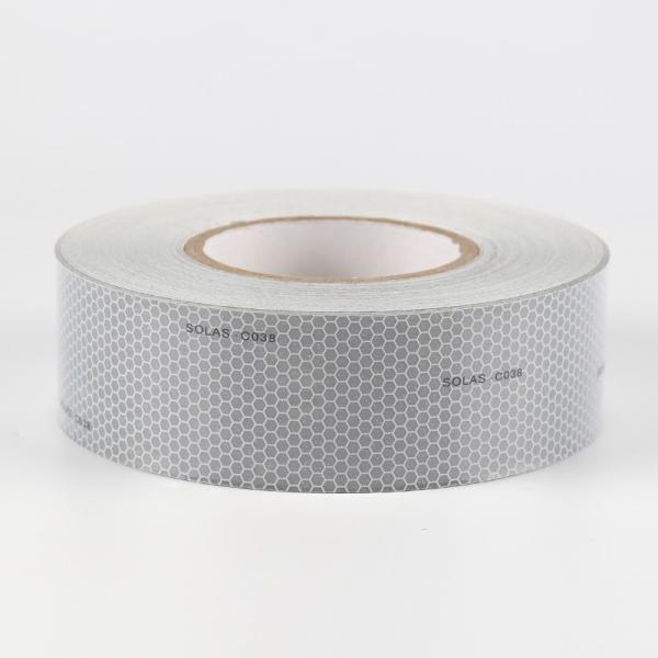 Buy cheap Silver SOLAS Reflective Tape Marine Safety Warning Tape 2in X 75ft For Maritime Equipment from wholesalers