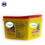 Buy cheap Plastic Cover IML Tubs Thermal Formed Yellow Plastic Biscuit Containers from wholesalers