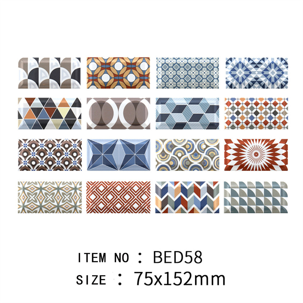 Artistic Bread Tiles,Modern Ceramic Wall Tiles 75x152mm For Wall Design And Dining Room
