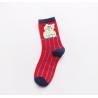 Buy cheap Trendy Popular Colorful Dress Women Socks , Jacquard Logo Stylish Dress Socks Girls Cotton Socks from wholesalers