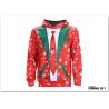 Buy cheap Cute Christmas Snowman Digital Print Pullover Hooded Sweatshirt Pocket Hoodies from wholesalers