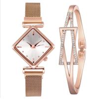 Buy cheap 3Bar Waterproof Ladies Watch And Bracelet Gift Set ODM Availbale product
