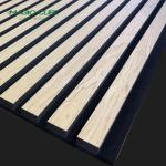 Customized Edge to Edge 13mm Oak Veneer Wood Acoustic Insulation for Soundproofi