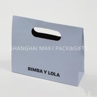 Buy cheap Personalized White Branded Paper Gift Bags With Logo Cutting Handle Envelope product