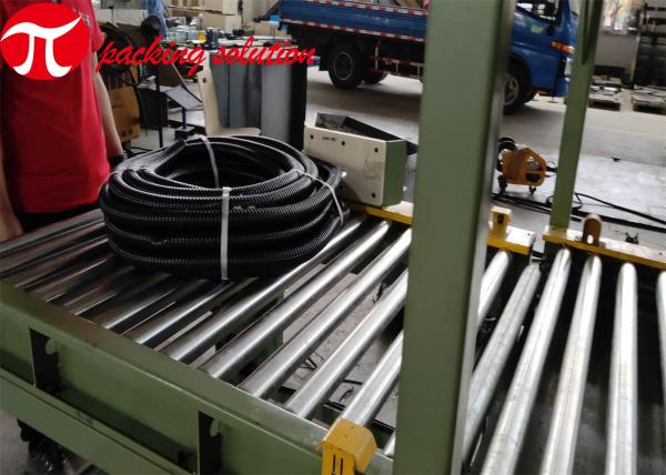 Buy cheap Corrugated Hose Pipe Packing Machine Coil Stretch Wrapping Machine Horizontal GW300 380V / 50HZ from wholesalers