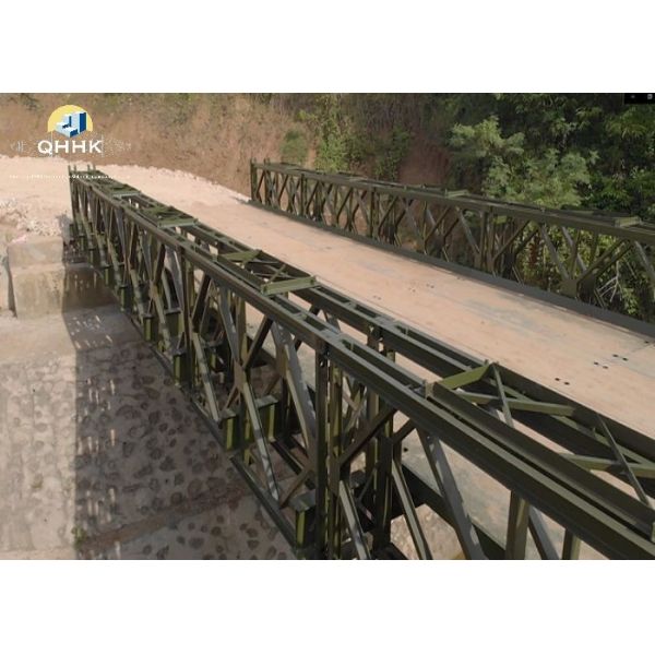 Buy cheap Durable Steel Bailey Bridge With Hot Dip Galvanized Surface Treatment from wholesalers