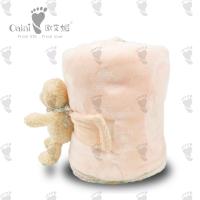 Buy cheap Baby Purple Newborn Comforter Toy Flannel Bear Plush Blanket 72 X 83cm product