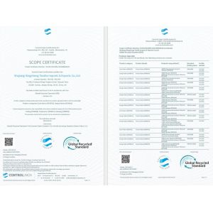 Wujiang Xingcheng Textile Imports And Exports Co., Ltd. Certifications