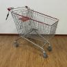 Buy cheap 180L Grocery Galvanised European Market Supermarket Trolley with Coin Lock from wholesalers