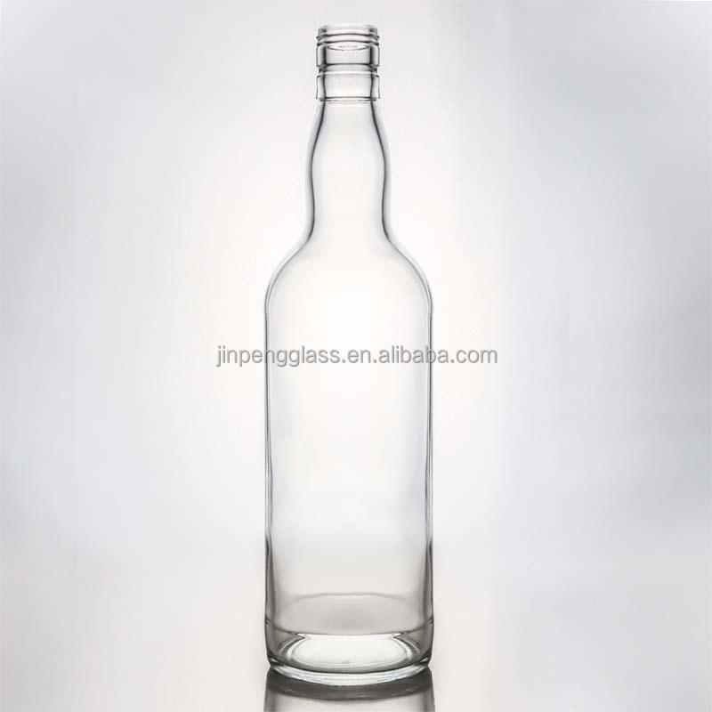 Hot Clear Crystal White Glass Bottle for Wine Gin Whiskey Tequila 500ml 700ml 750ml 1000ml