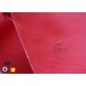 Buy cheap Anti Acid 480gsm 0.45mm Fiberglass Fire Blanket Red With Acrylic Coated from wholesalers