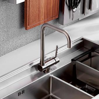 Buy cheap Single Handle Stainless Steel Kitchen Faucets IPX5 Hidden Folding Caravan Sink Taps from wholesalers