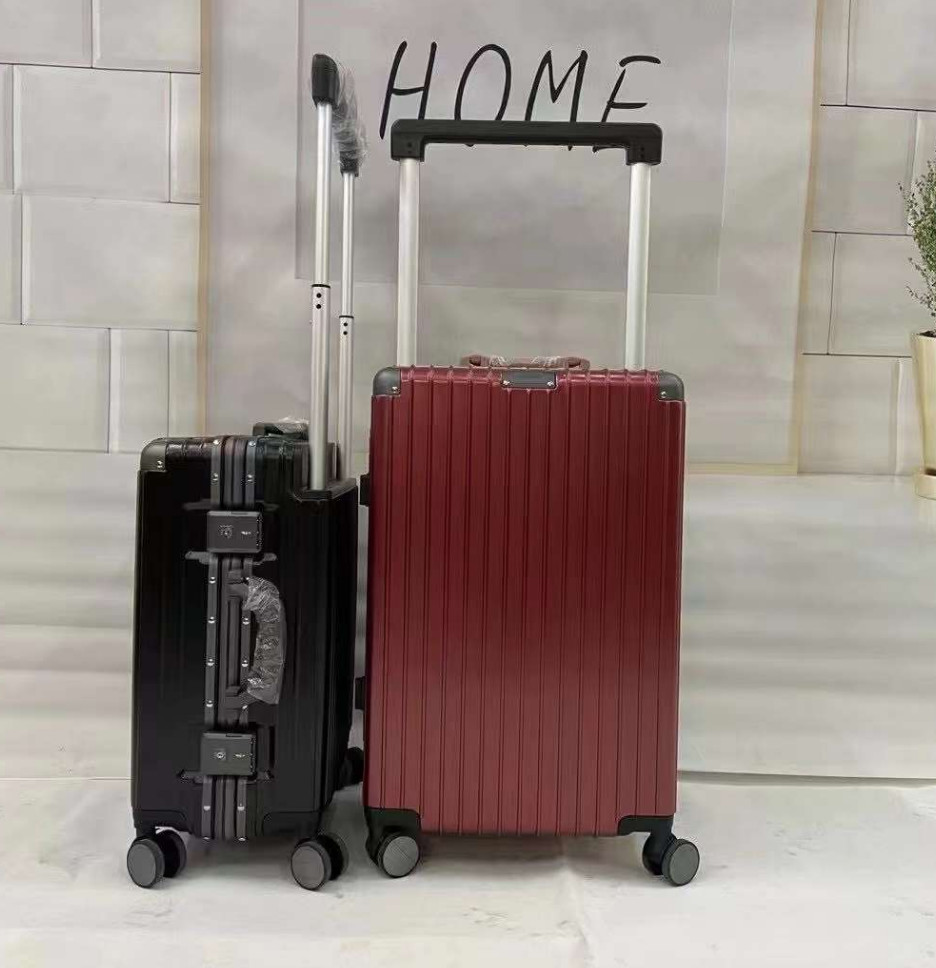 Scandinavian 22" Hard Case Baby Strollers Cardboard Suitcase Craft Aluminum Frame Luggage