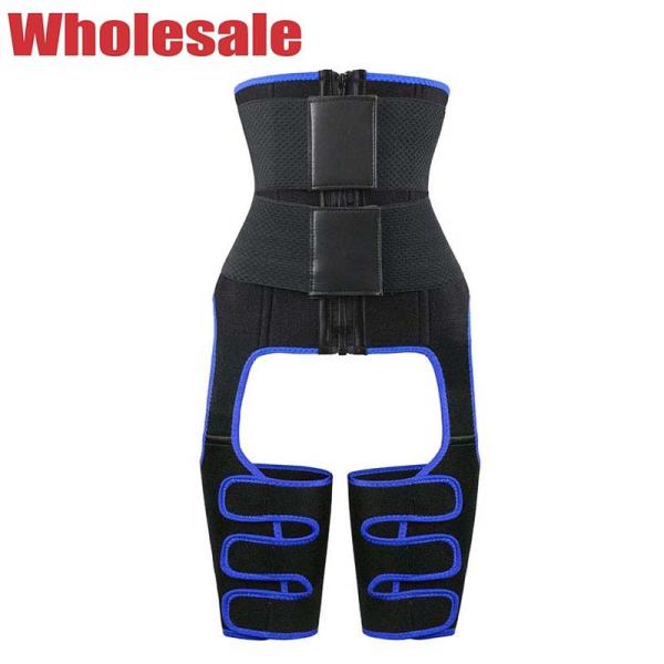 Buy cheap Double Band Waist Trainer With Thigh Trimmer Plus Size 5XL 6XL from wholesalers
