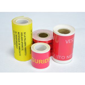 Buy cheap non-transfer VOID Security Labels with OPEN VOID pattern from wholesalers