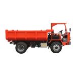 Fuel Efficient Wheel Drive 4x2 Dump Truck 5 Ton Red Dumper Truck