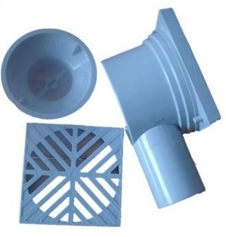 Buy cheap UPVC plastic side floor drain,adjustable side outlet floor drain from wholesalers