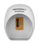 Fiberglass Acoustic Telephone Hood Wall Mounting Acoustic Hood