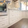 Buy cheap Contemporary Design Modular Kitchen Cabinets Complete Dark Colors Solid Wood Cabinet Sets from wholesalers