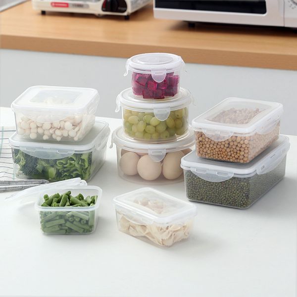 Buy cheap Square Plastic Lunch Containers 350ml Refrigerator Sealed Storage from wholesalers