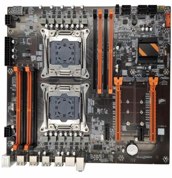 Buy cheap ATX-C612AH211C Server ATX Motherboard 2CPU 1LAN 1COM 12USB 4slot 2PCIEx16 from wholesalers