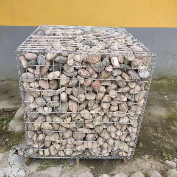 Buy cheap 1*1*1m Hot Dipped 75x75mm Welded Wire Retaining Wall from wholesalers