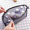 Buy cheap Women Transparent Cosmetic Bag with zipper EVA PVC OPP Material from wholesalers