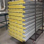 low metal roofing cost insulated 50mm glass wool roofing panel with 0.376mm