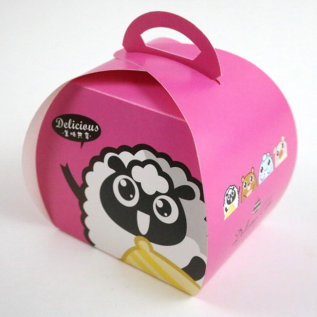 Mini Personalized 250gsm to 750gsm Thickness Cake Package Box Takaway Cake Container Paper Box