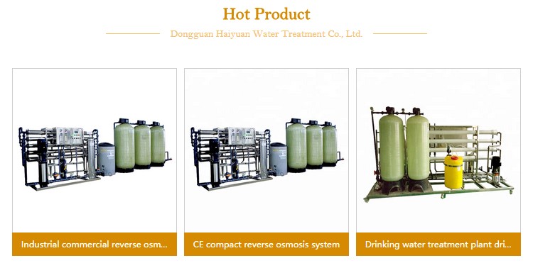 Commercial Reverse Osmosis Machine 1800PPM TDS 2500LPH Fiberglass Material