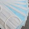 Buy cheap Blue Disposable Face Mask Antivirus 3 Ply Non - Woven OEM Available Low Breathing Resistance from wholesalers