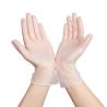 Buy cheap Transparent Disposable Vinyl Gloves Labor Protection Anti Acid PVC Elastic Gloves from wholesalers