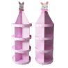Buy cheap Supermarket Pink Corrugated Custom Cardboard Floor Displays Rack OEM from wholesalers