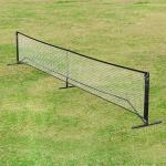 Portable Pickleball Frame Pickle Ball Game Net Kit with Carrying Bag Metal Stand