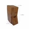 Buy cheap Restaurant Universal Bamboo Knife Block Great Alternative To Plasticware from wholesalers