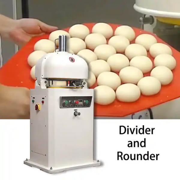 Buy cheap Stainless Steel Pizza Dough Divider Machine Automatic 0.75kw from wholesalers