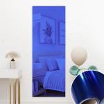 Vinyl Adhesive Mirror Wall Sticker Fireproof Self Adhesive Window Film