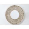 Buy cheap Round Rose Gold Painting Metal Wall Art Mirror from wholesalers