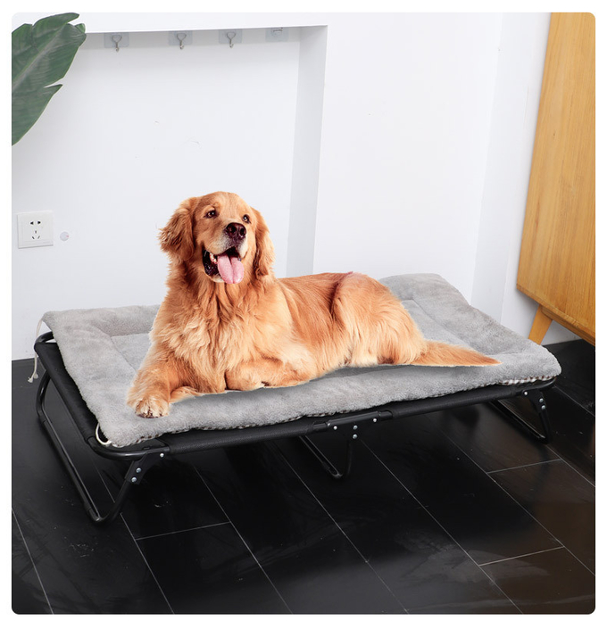 Foldable Installation-Free Pet Camp Bed For Large Medium And Small Dogs