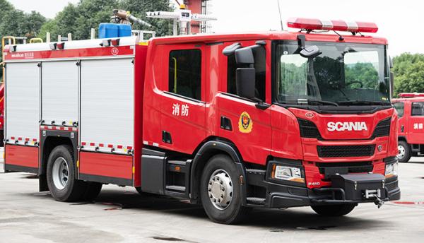 Buy cheap SCANIA CAFS 4000L Water Tank Fire Fighting Truck Price Specialized Vehicle China Factory from wholesalers