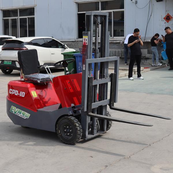 Buy cheap Three-point electric forklift small storage handling equipment from wholesalers