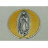 Buy cheap Brass die Struck Souvenir Badges By Man-woman mould, Antique Silver Plating from wholesalers