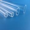 Buy cheap High Purity Transparent Hollow High Temperature Resistant Cylinder Fused Silica Quartz Glass Tube from wholesalers