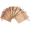 Buy cheap 3x4 Inch Linen Burlap Bags with Drawstring Reusable Jewelry Pouches Craft Gift Bags for Christmas from wholesalers