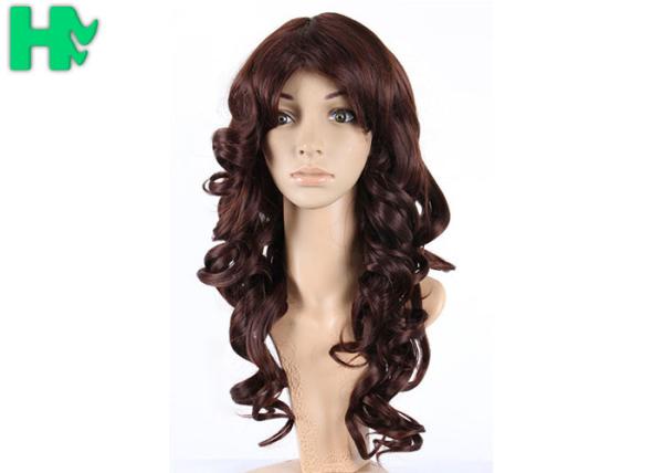 Buy cheap New Style Long Thick Healthy Long Synthetic Wig , Full Lace Synthetic Wigs from wholesalers