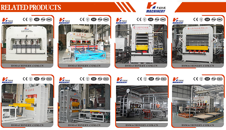 HUASHENG Hot Press Wood Press Machine Oil Cylinder CE / ISO