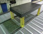 Anti - Skid Punching Plate Mesh , Aluminum Perforated Metal Walkway