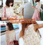 Fashion Style Womens Ladies, Hollow Crochet Knit Cape Shawl Tank Top Vest Jumper
