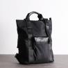 Buy cheap Nylon Womens Leather Bag For Work 38cm Black Leather Travel Backpack from wholesalers