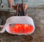 180A IGBT Annealing Electric Induction Heater 120KW Touch Screen